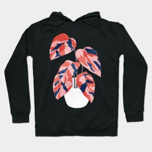 Philodendron pink princess Hoodie